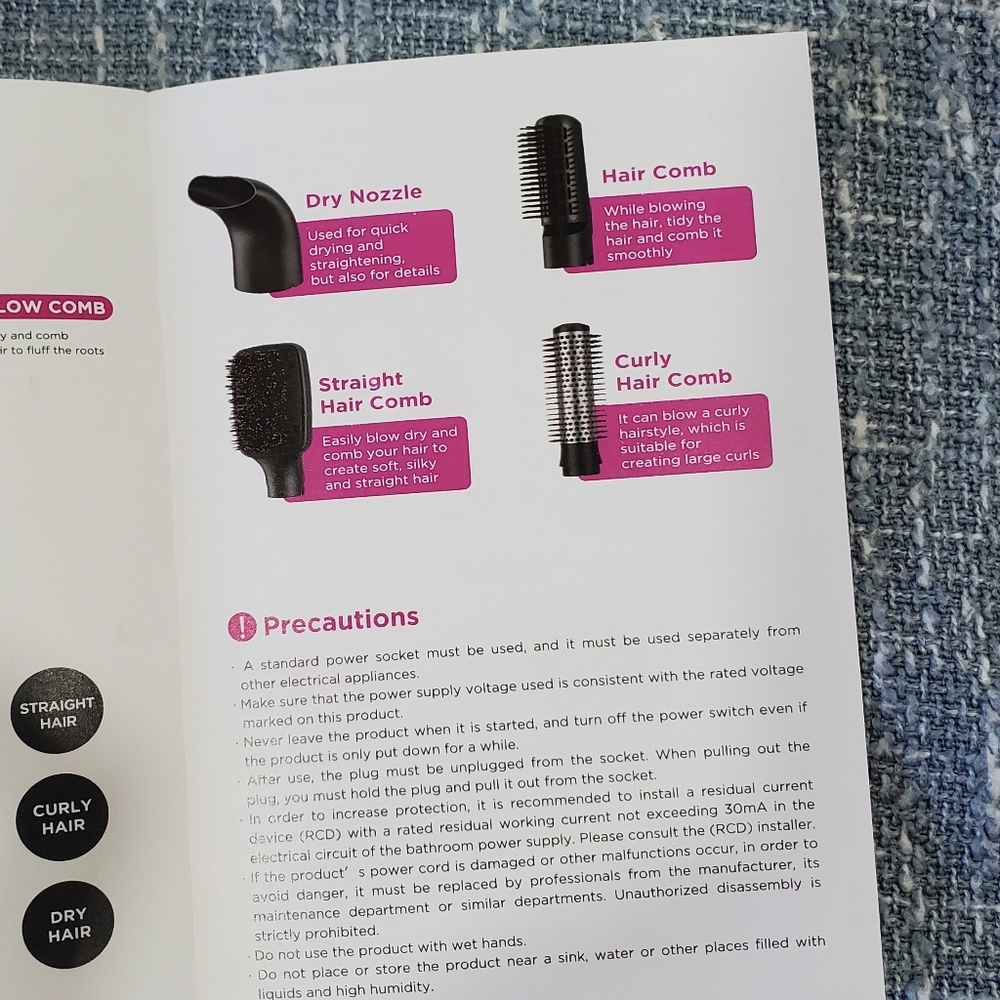 Hot Air Professional Styling Hair Dryer - Picture 9 of 10